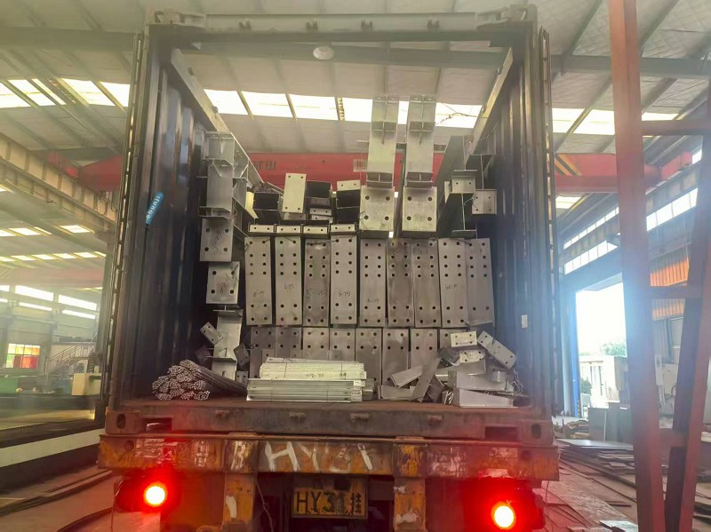 Customized Stahlstruktur verzinkt auf die Falklandinseln verschifft